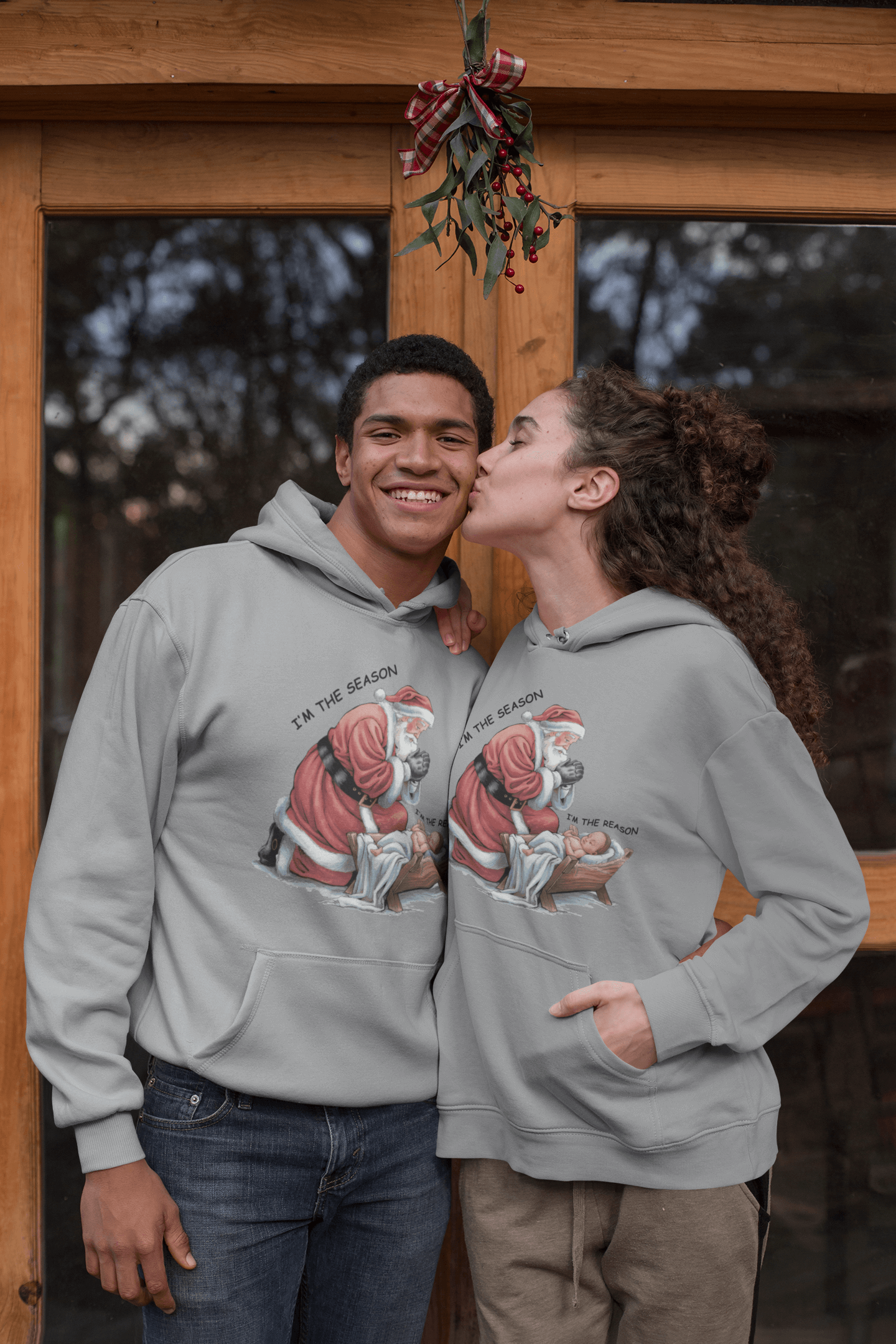 The Season & Reason Jesus Santa - Hoodie