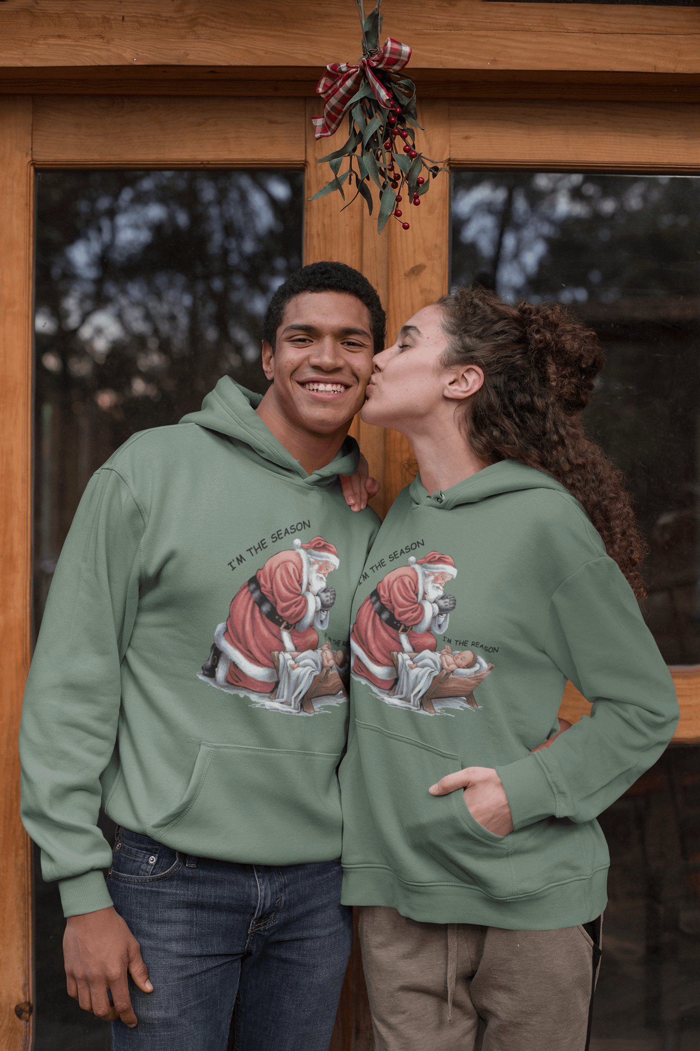 The Season & Reason Jesus Santa - Hoodie