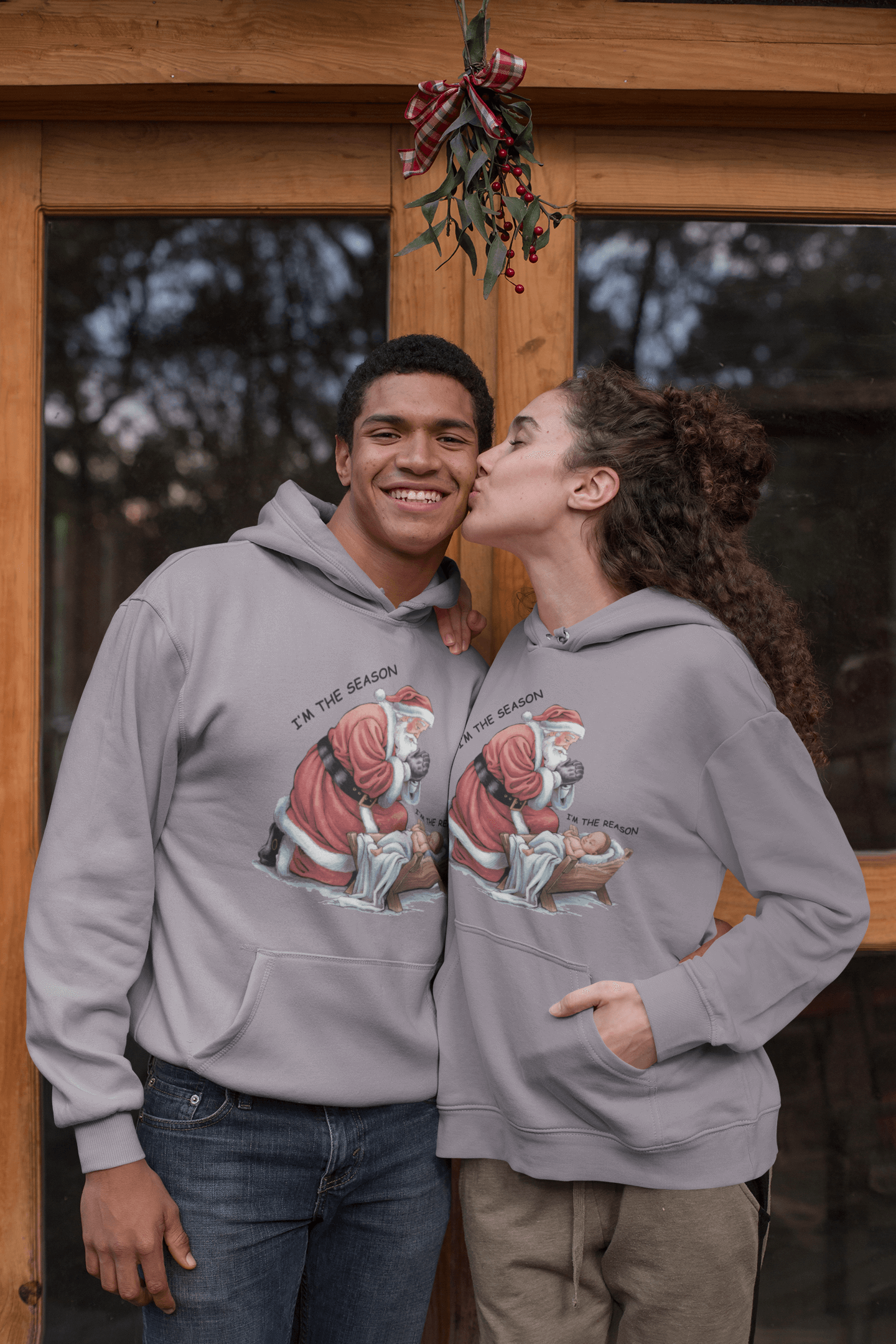 The Season & Reason Jesus Santa - Hoodie