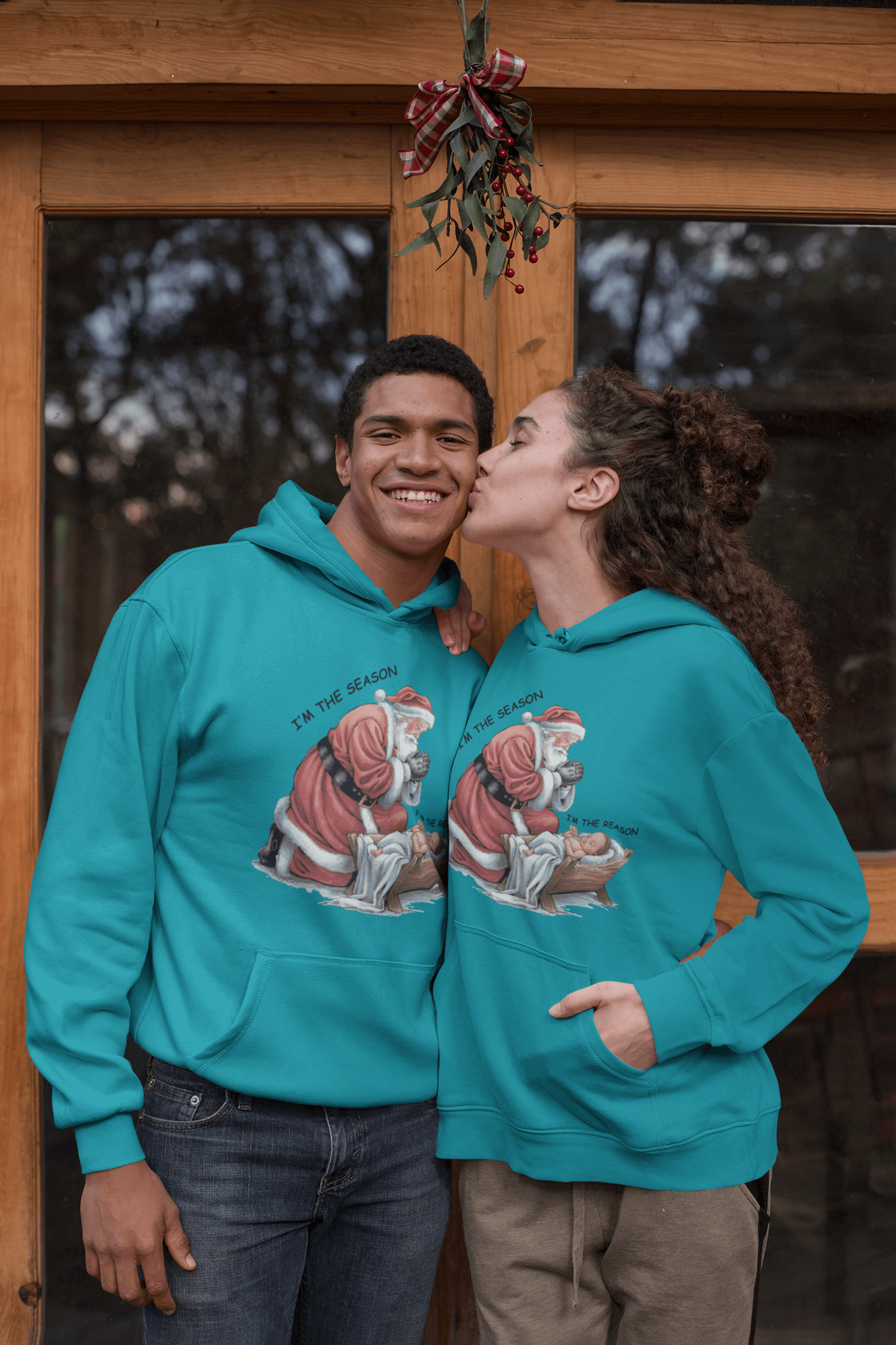 The Season & Reason Jesus Santa - Hoodie
