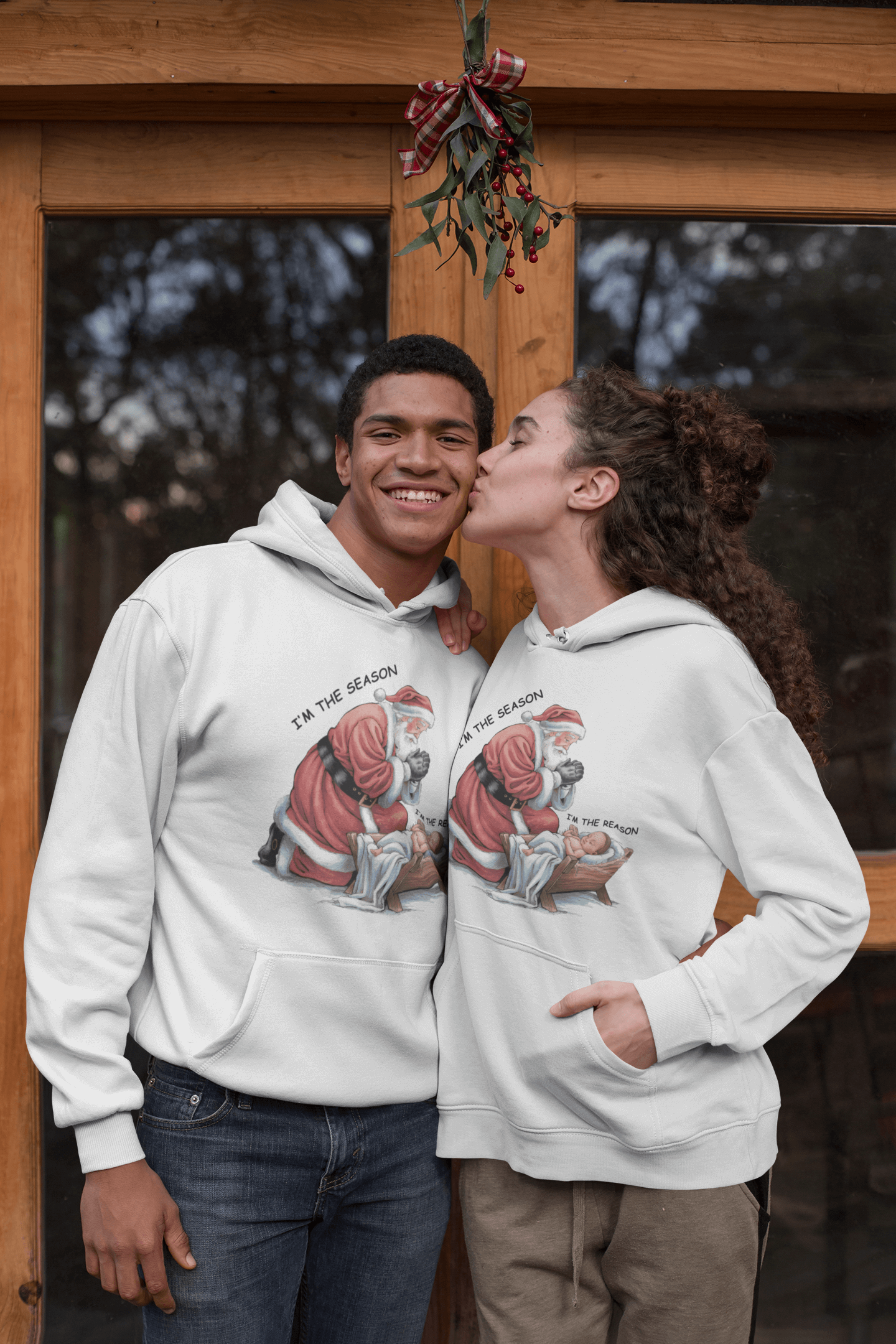 The Season & Reason Jesus Santa - Hoodie