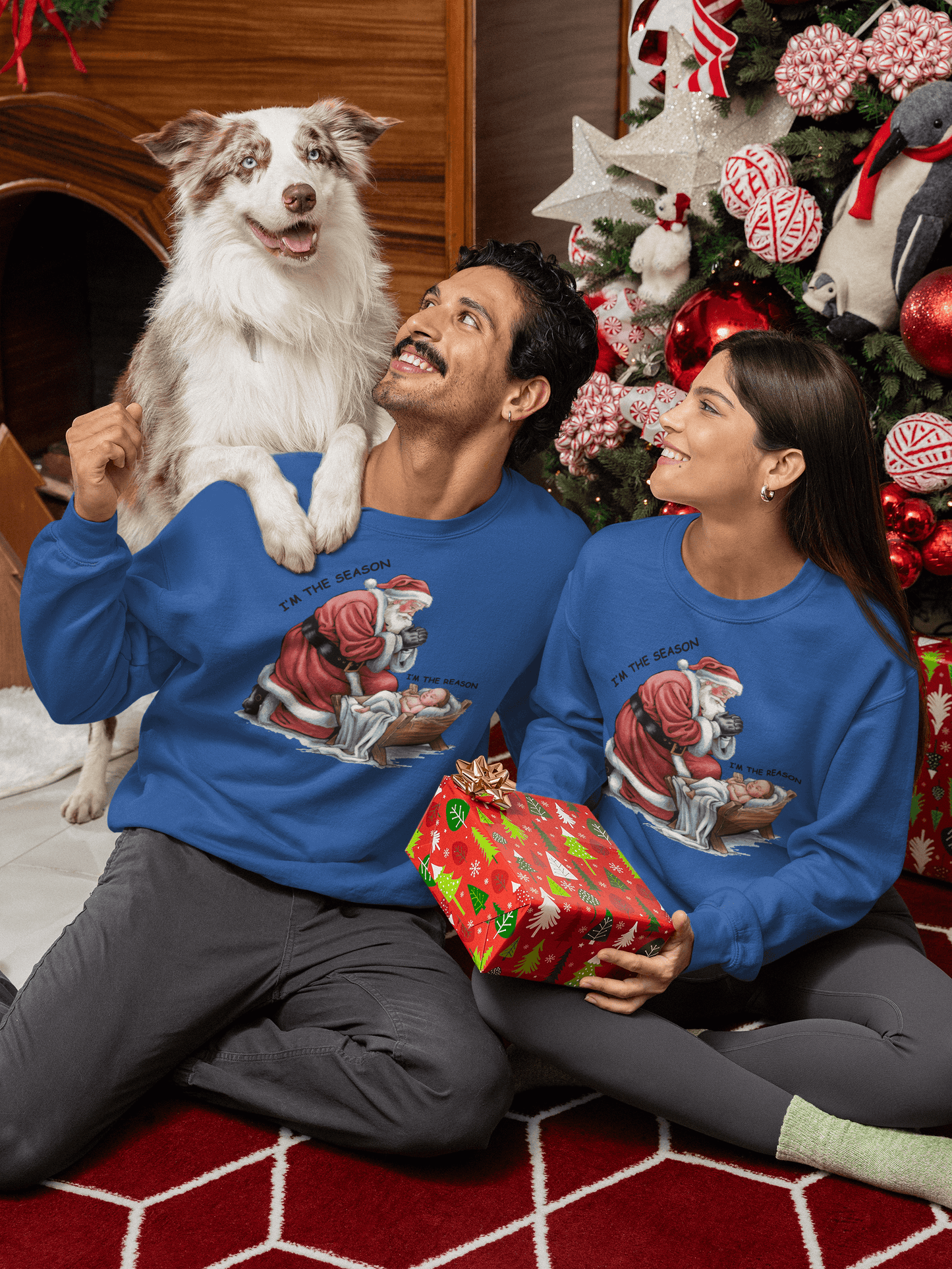 The Season & Reason Jesus Santa - Sweatshirt