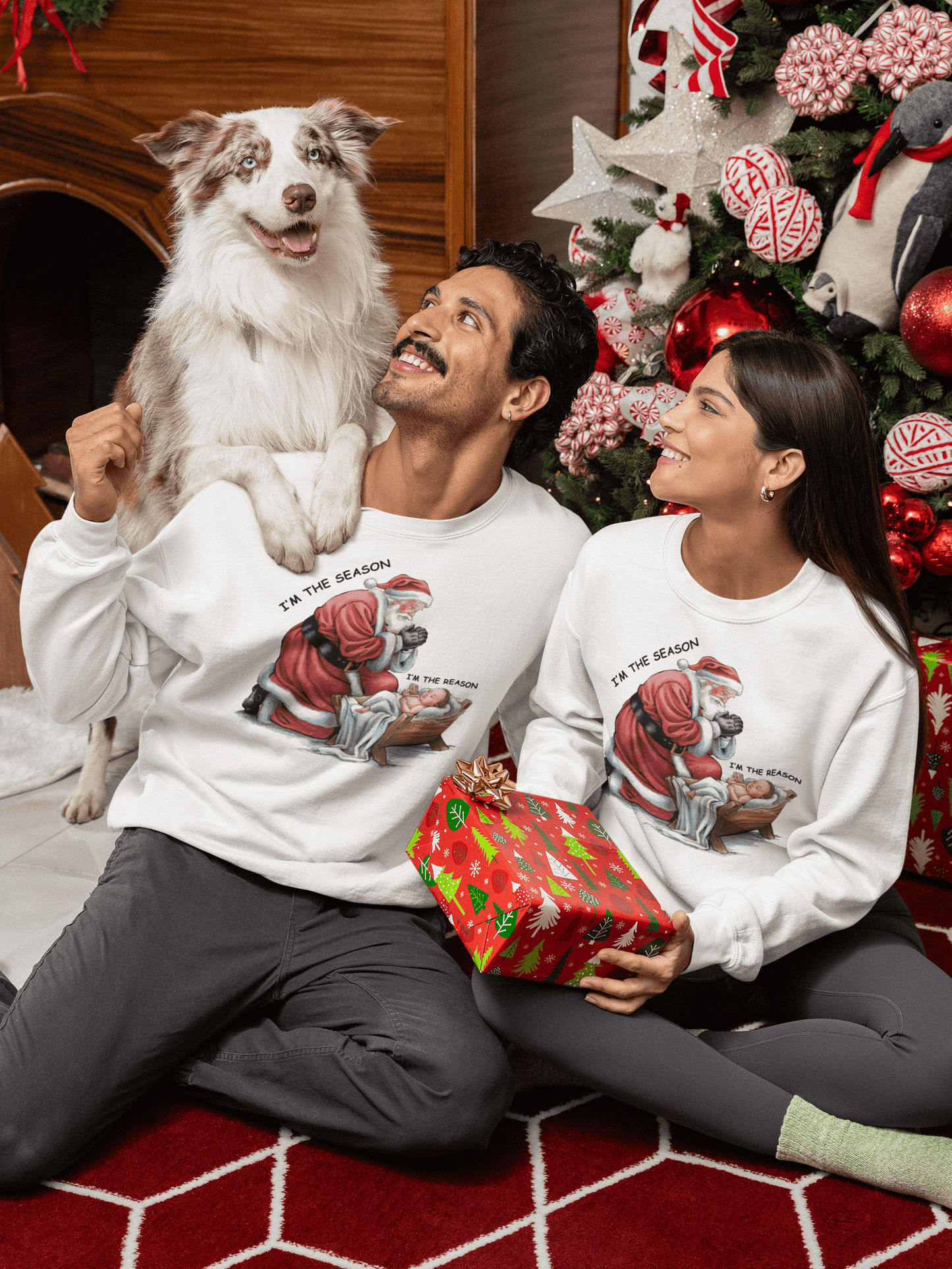 The Season & Reason Jesus Santa - Sweatshirt