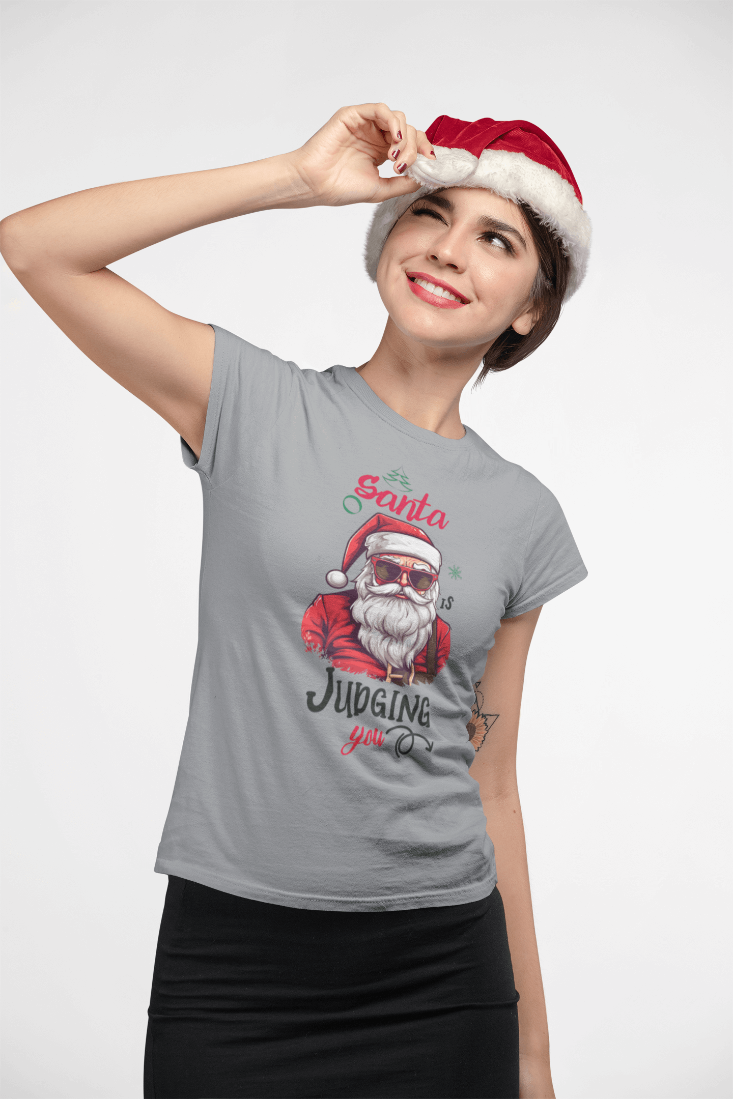 Santa Is Judging You - Ladies Fit