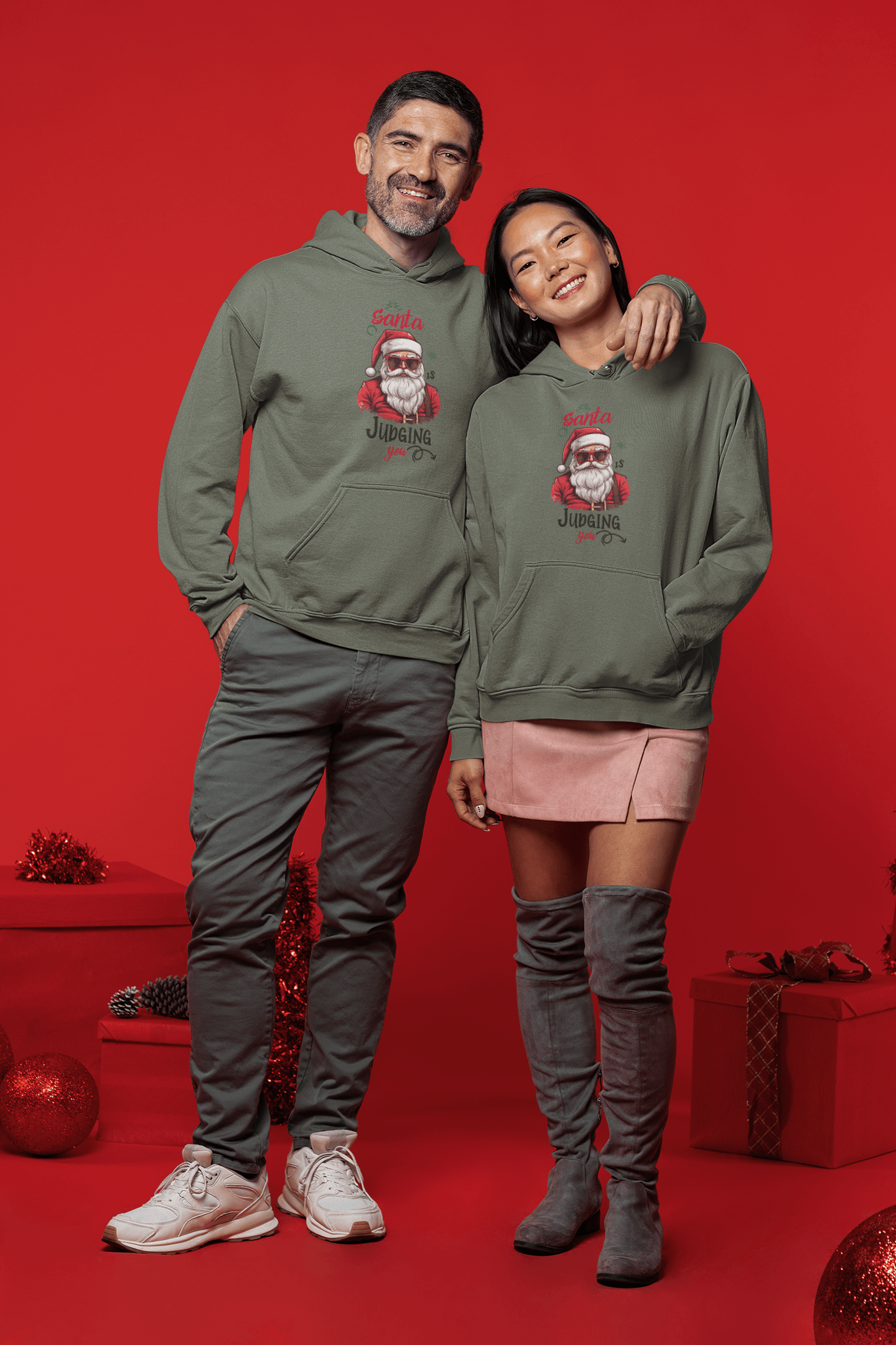 Santa Is Judging You - Hoodie