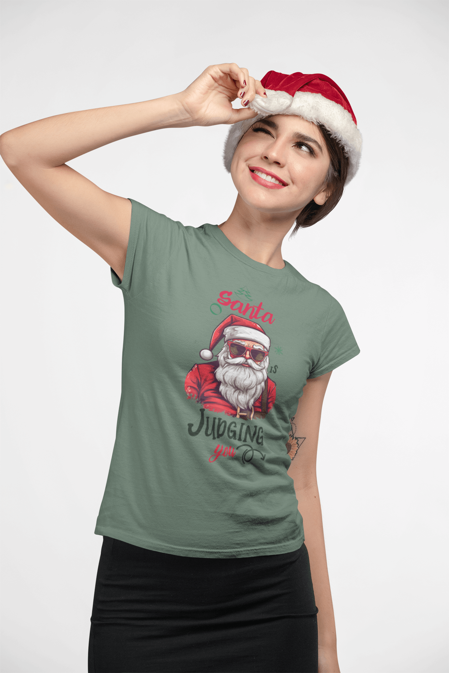 Santa Is Judging You - Ladies Fit