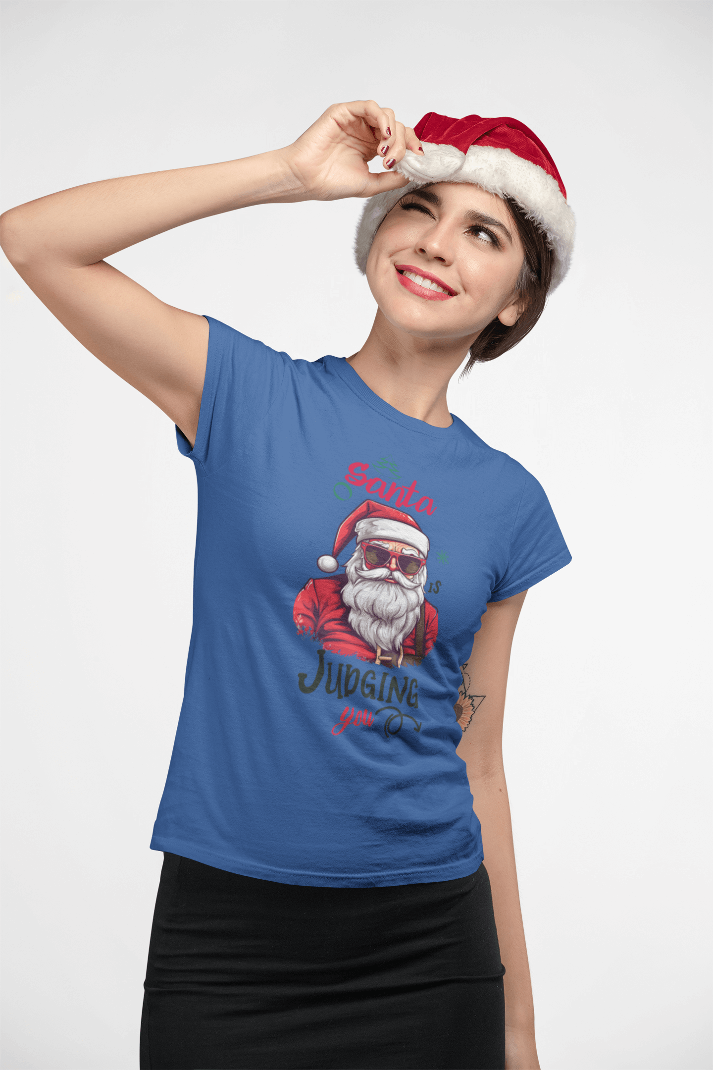 Santa Is Judging You - Ladies Fit