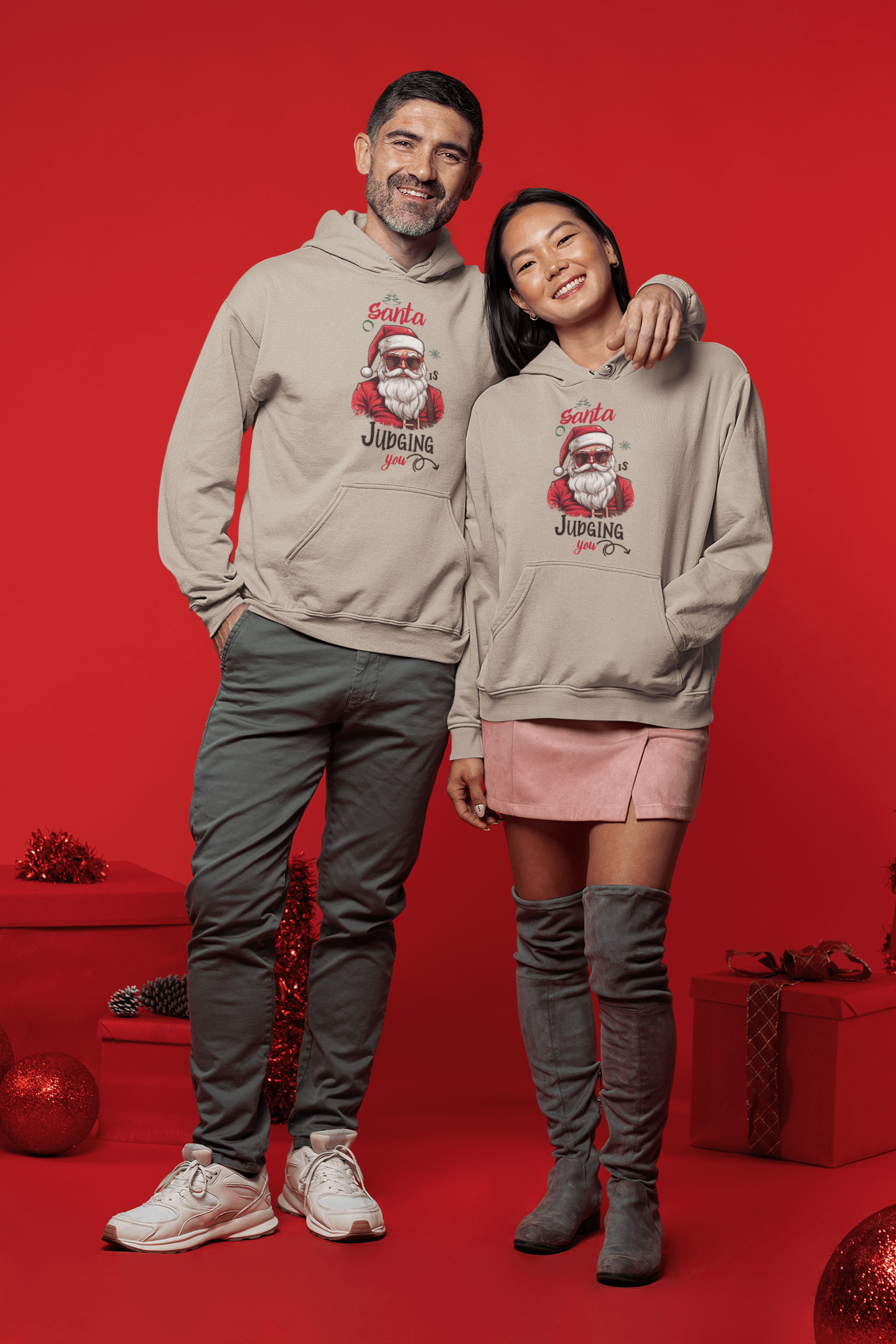 Santa Is Judging You - Hoodie