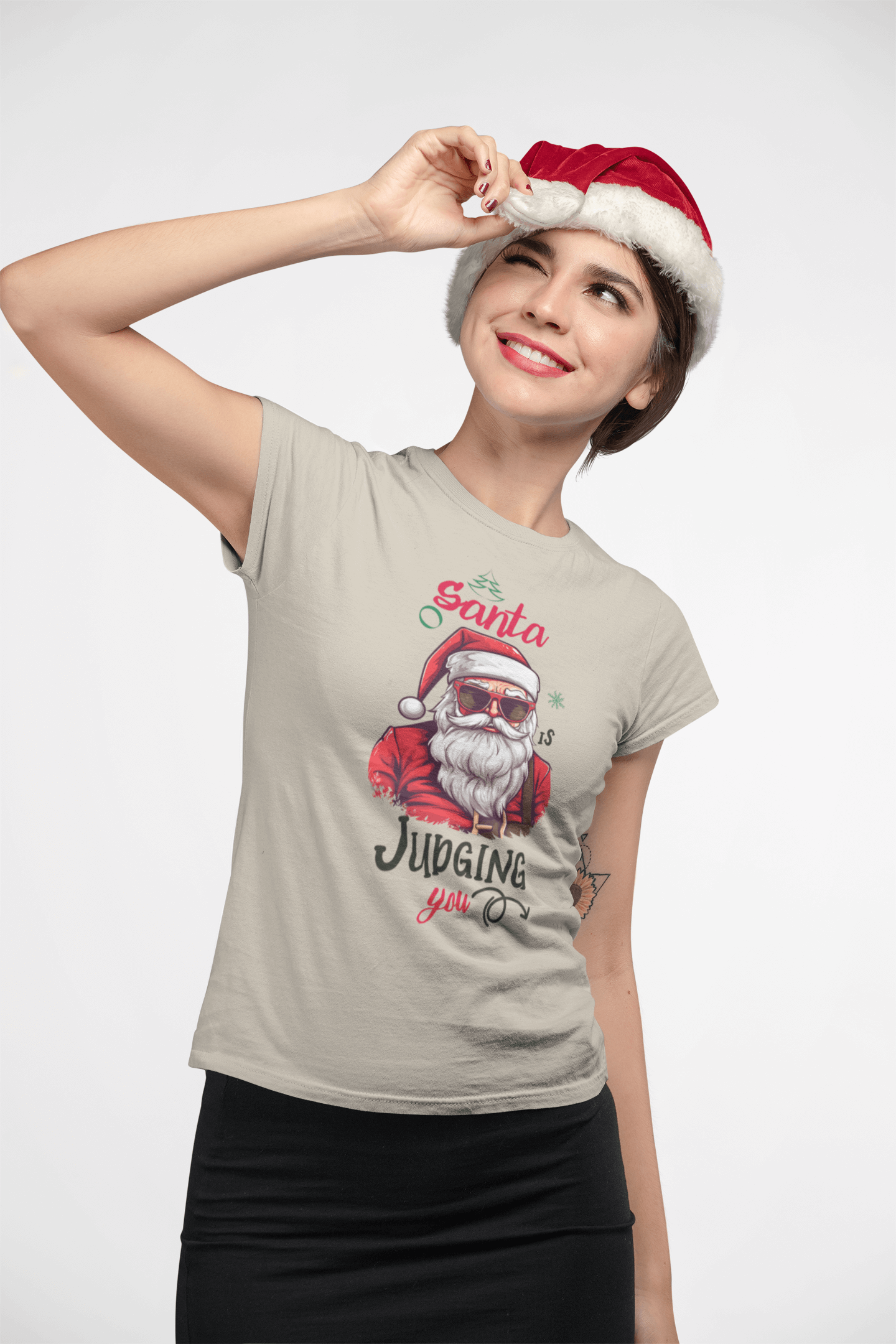 Santa Is Judging You - Ladies Fit