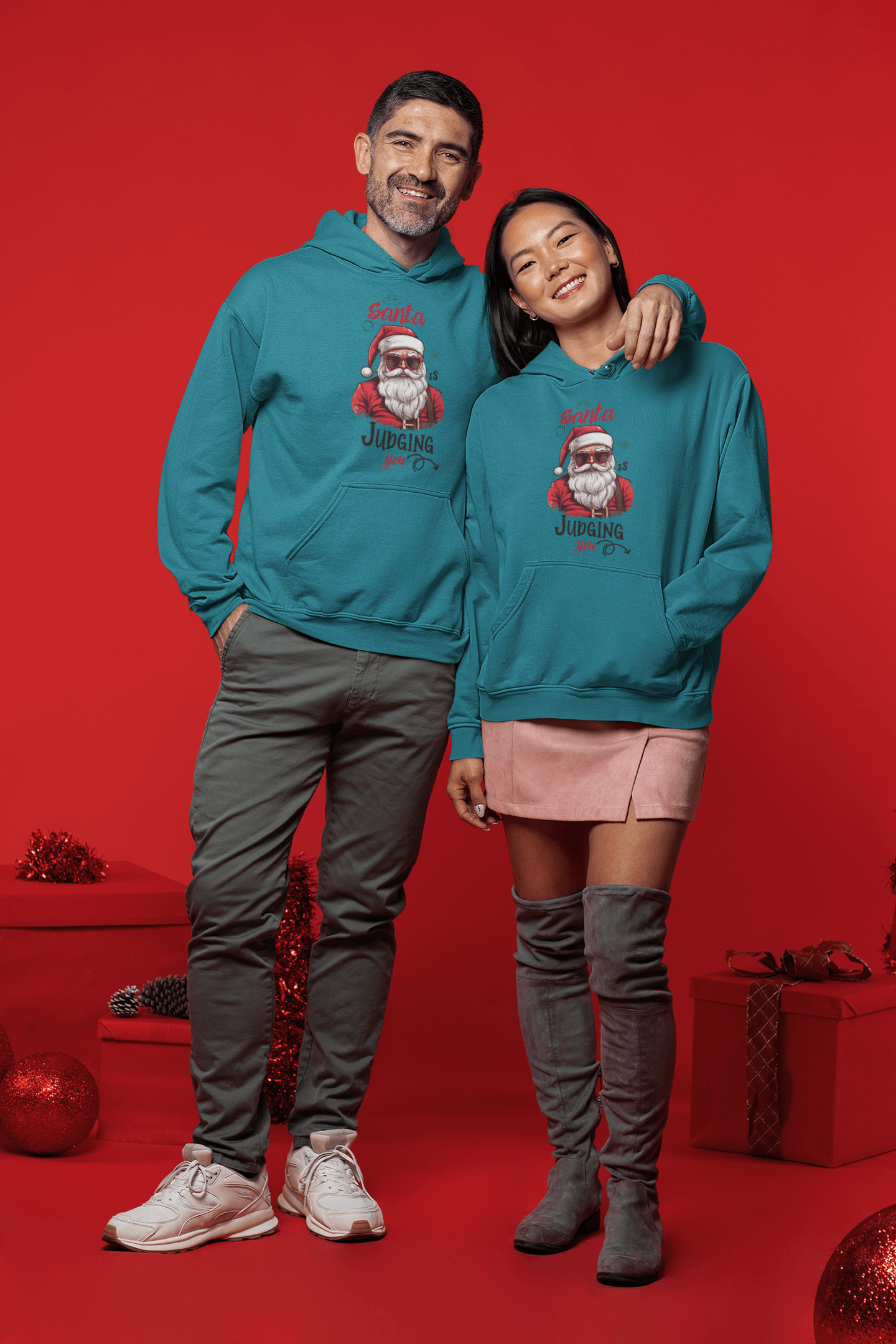 Santa Is Judging You - Hoodie