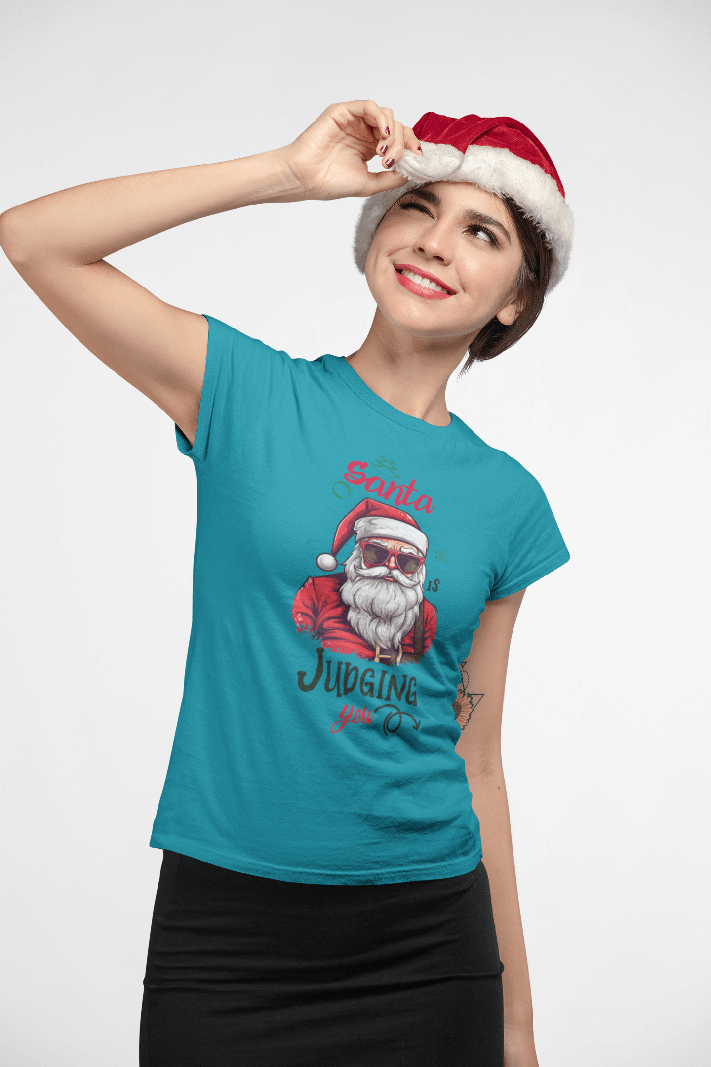 Santa Is Judging You - Ladies Fit