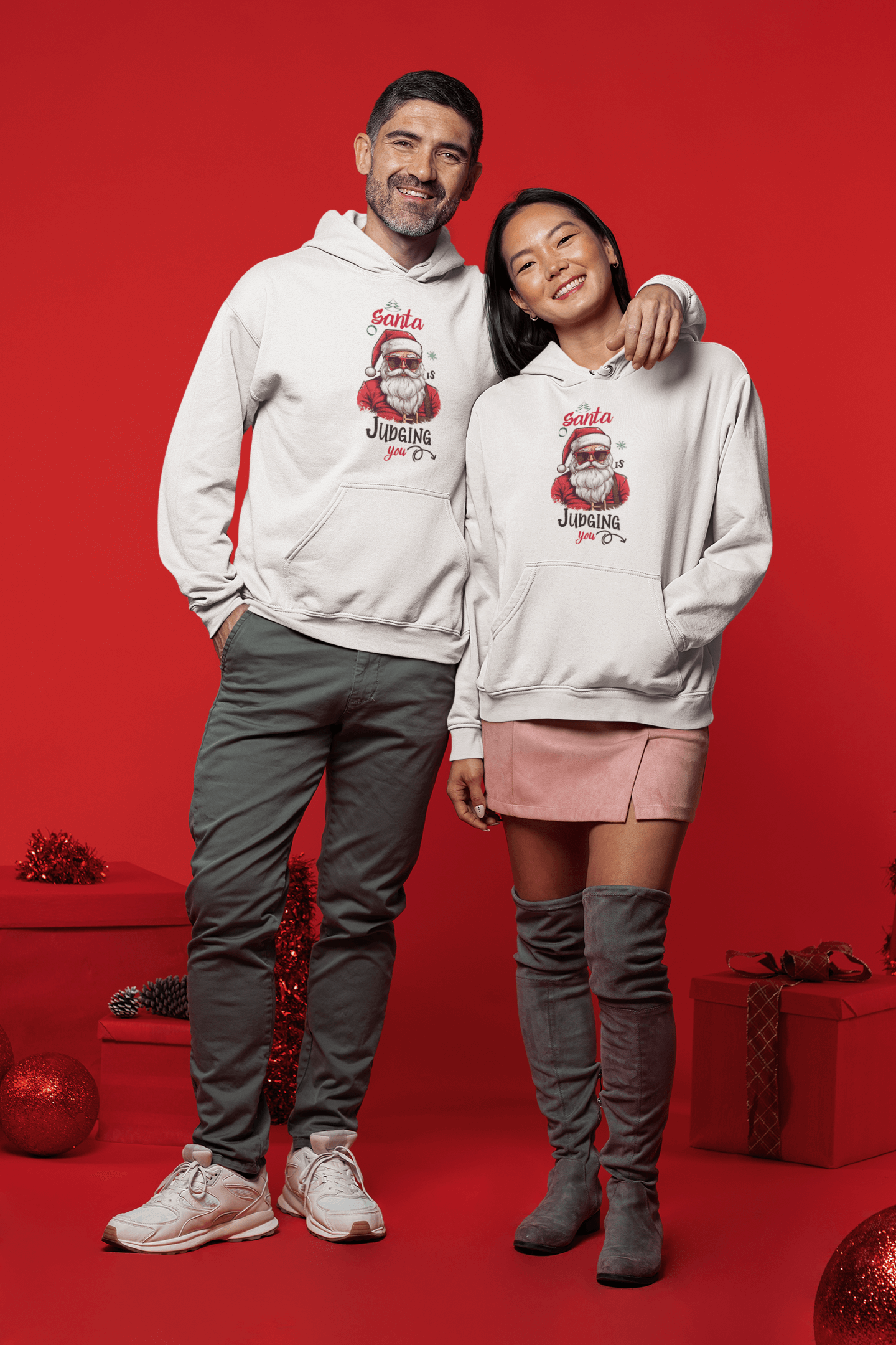 Santa Is Judging You - Hoodie