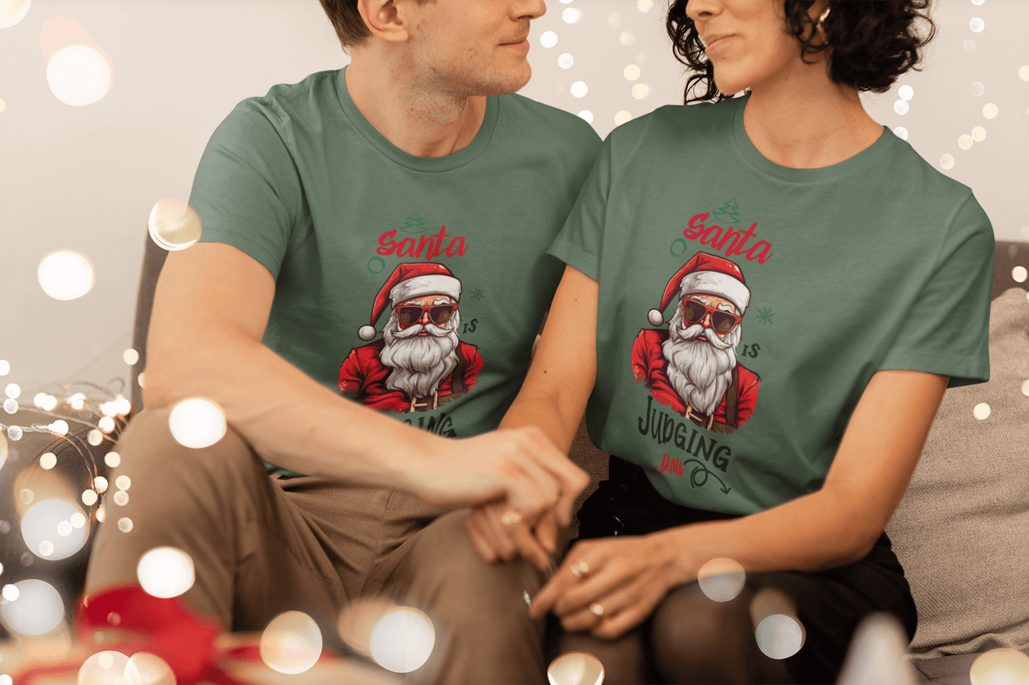 Santa Is Judging You - Unisex T-Shirt
