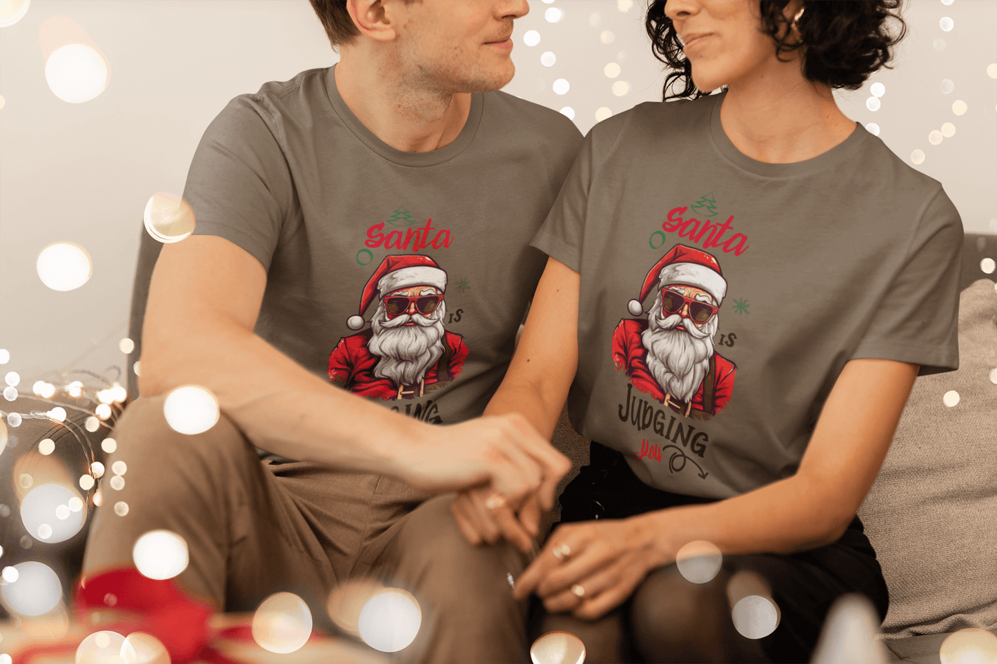 Santa Is Judging You - Unisex T-Shirt