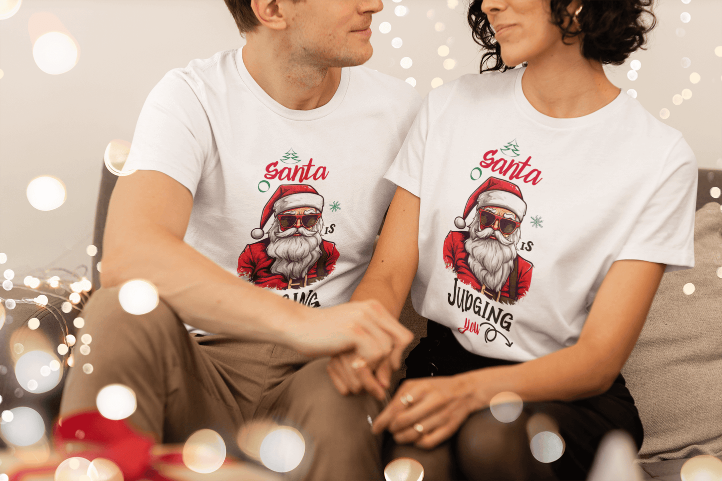 Santa Is Judging You - Unisex T-Shirt