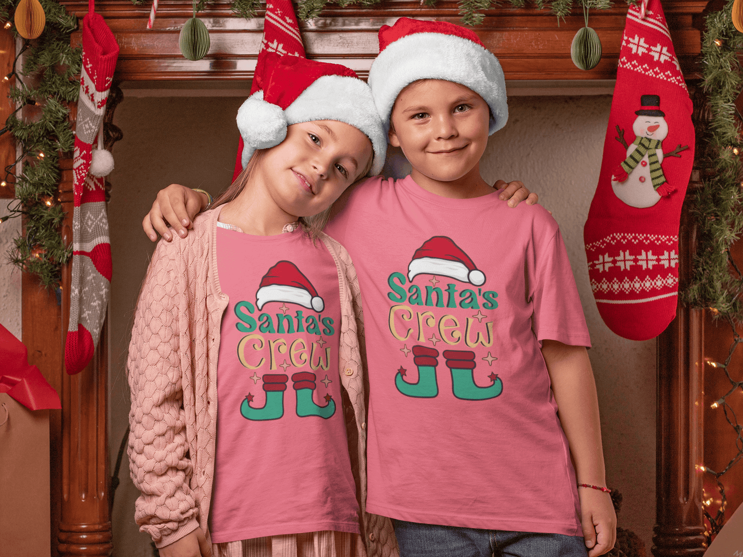 Santa's Crew - Kids T-Shirts