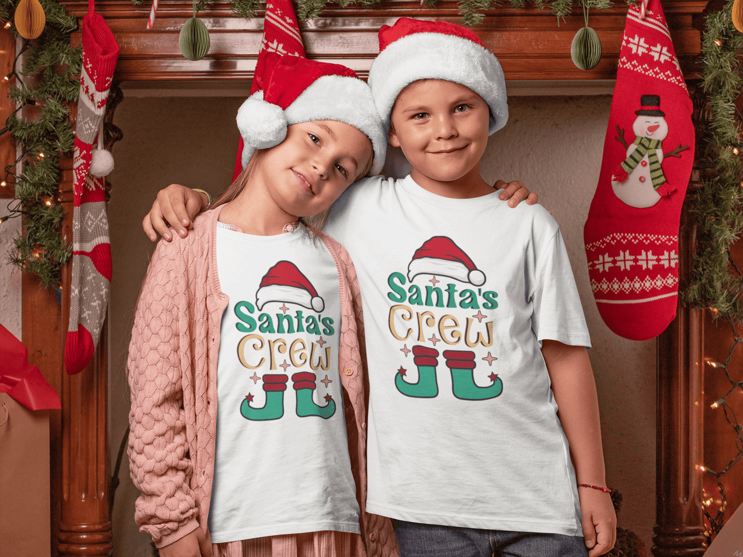 Santa's Crew - Kids T-Shirts