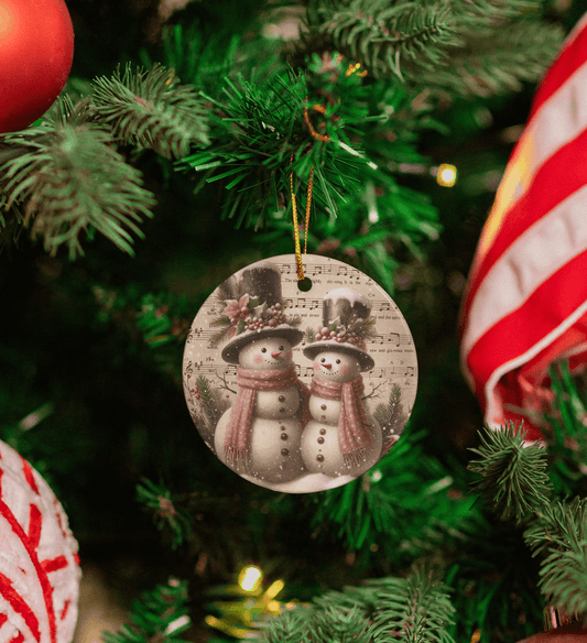 Caroling Snowmen Ornament