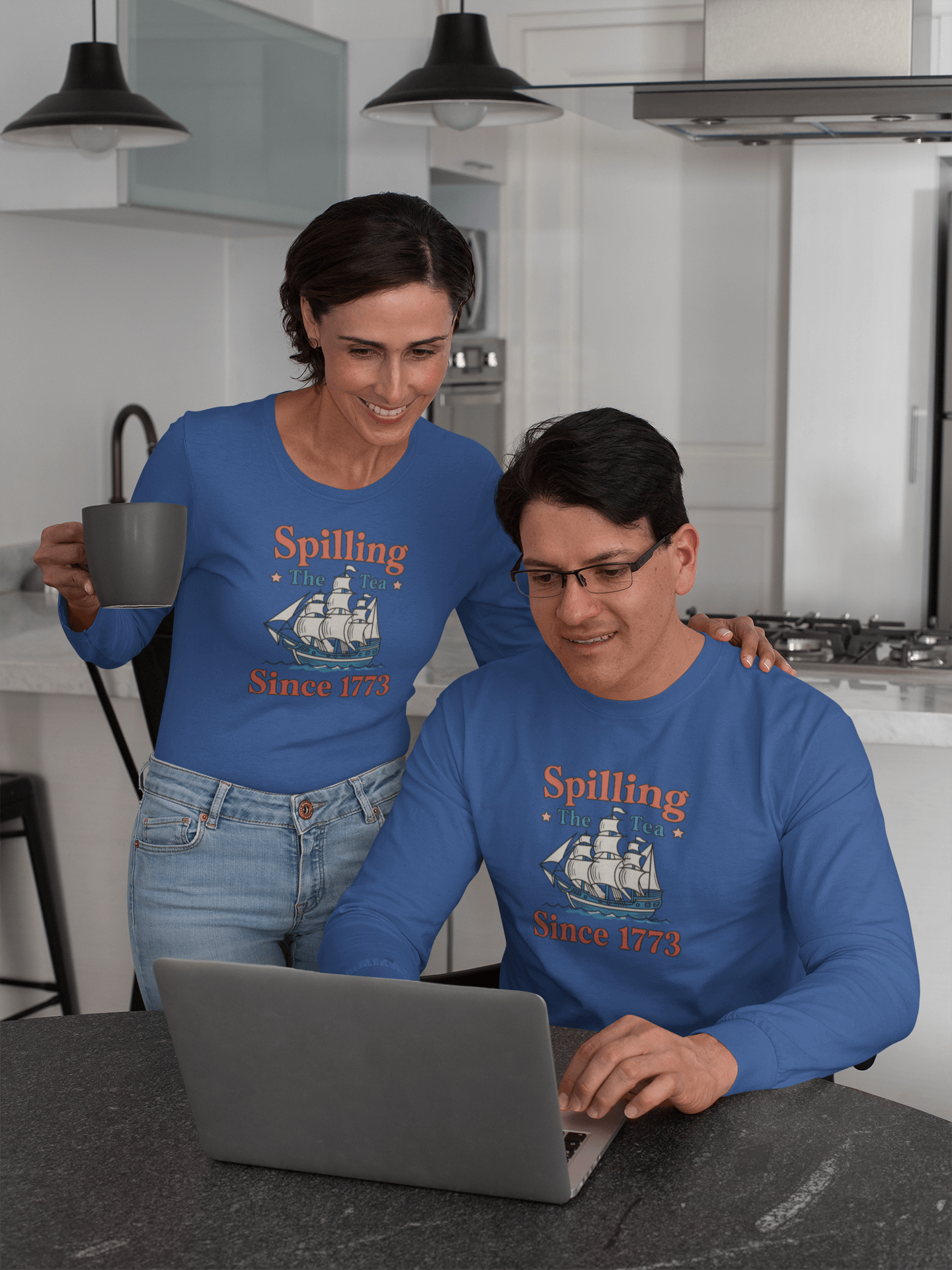 Spilling the Tea Since 1773 - Long Sleeve