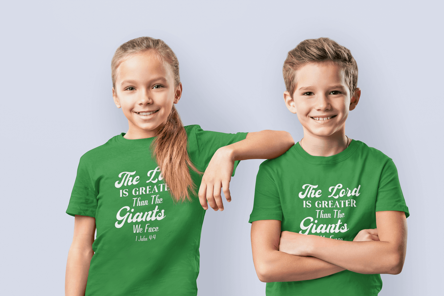 The Lord is Greater than the Giants We Face - Youth T-shirt