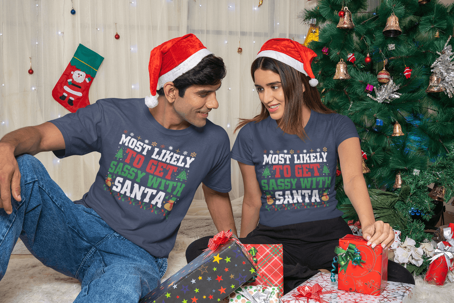 Most Likely to Get Sassy with Santa - Unisex