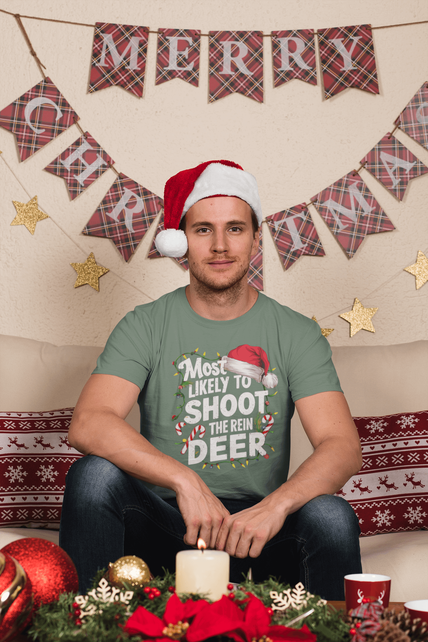 Most Likely to Shoot The Rein Deer - Unisex