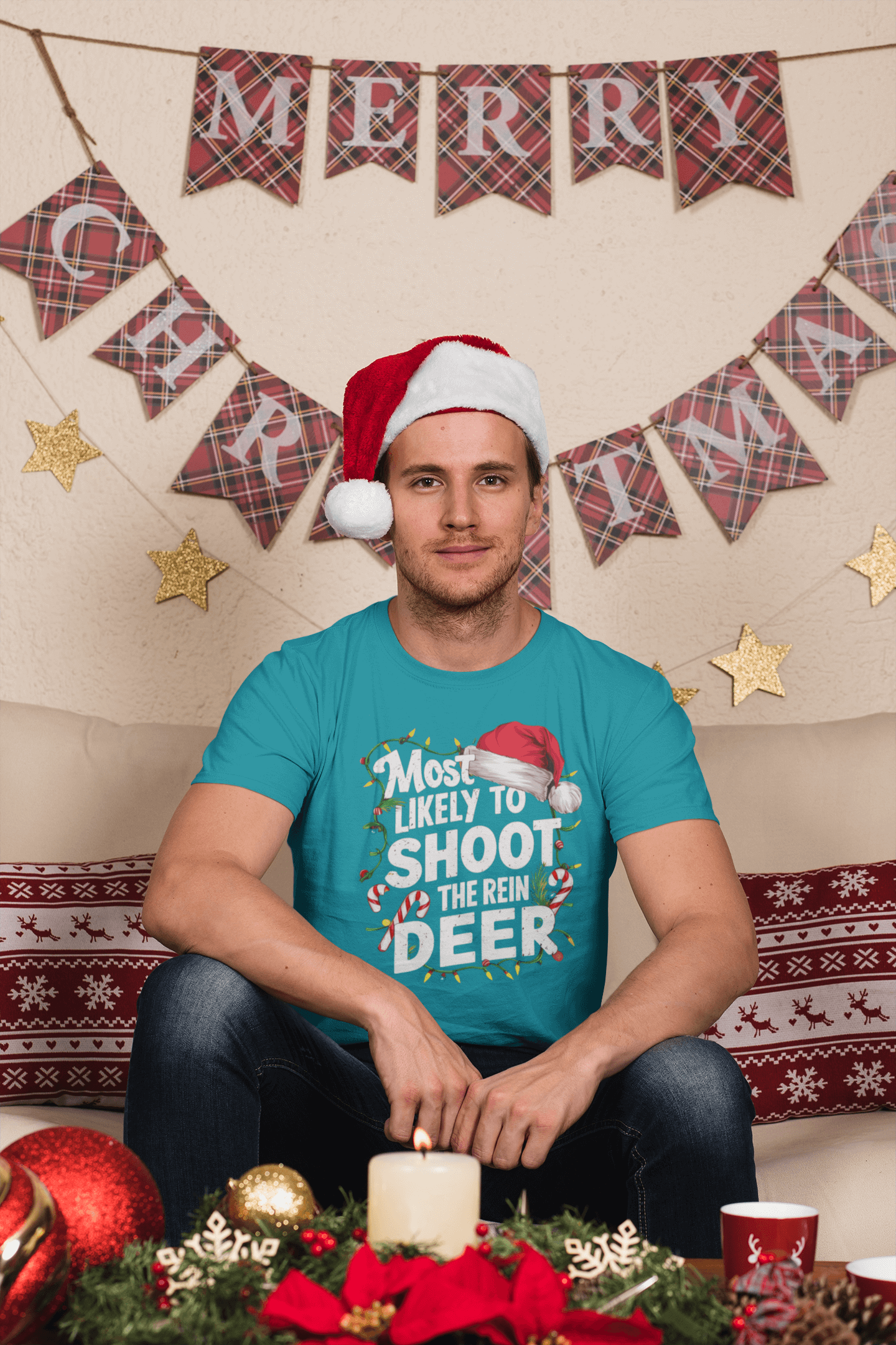 Most Likely to Shoot The Rein Deer - Unisex