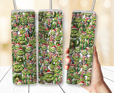 Grinch Cats - 20 Oz Tumbler
