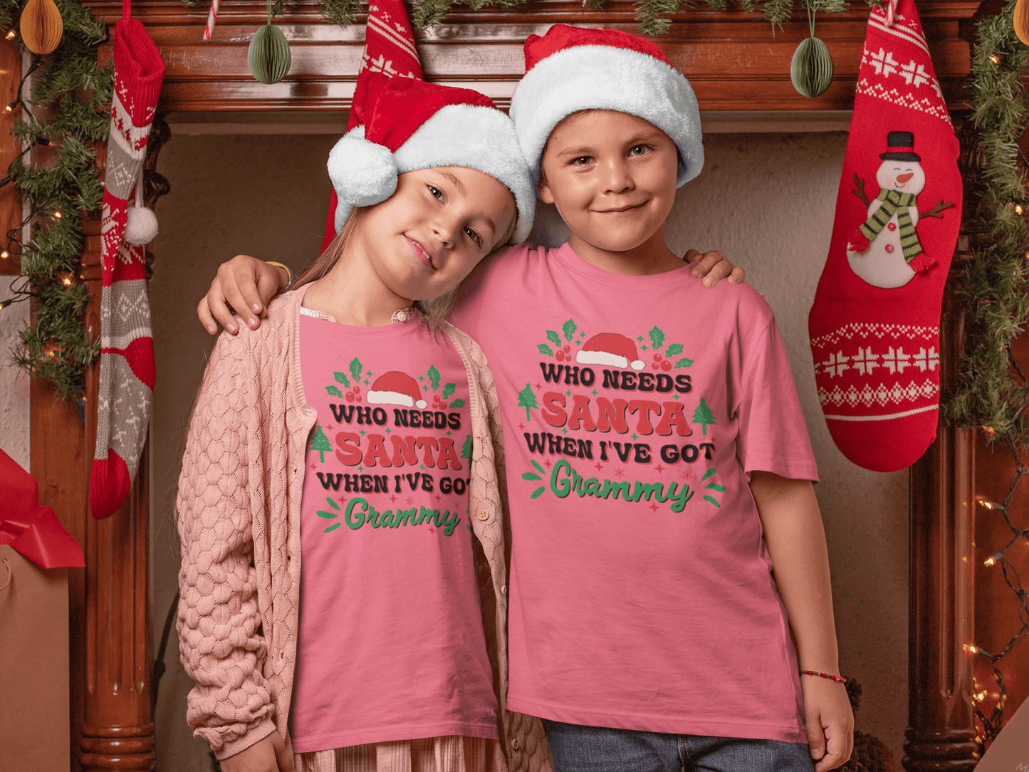 Who Needs Santa - Grammy - Kids T-Shirts