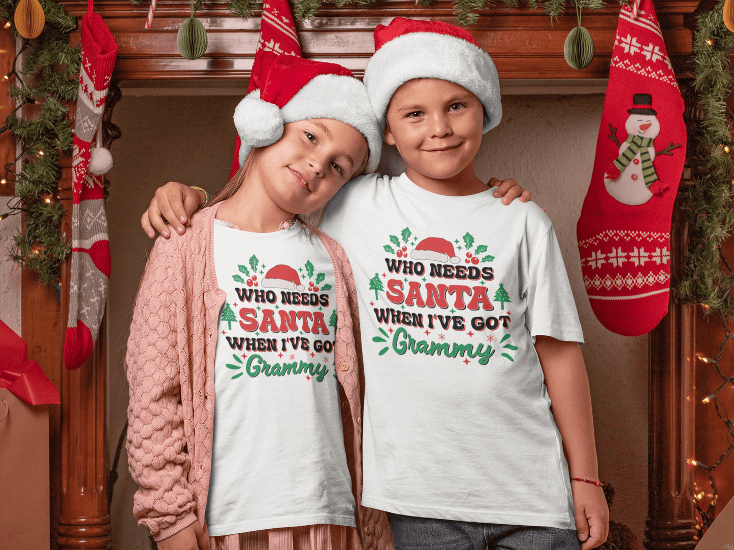 Who Needs Santa - Grammy - Kids T-Shirts