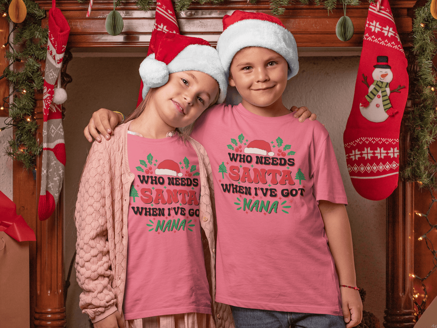 Who Needs Santa - NANA - Kids T-Shirts