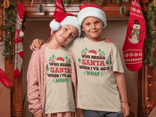 Who Needs Santa - NANA - Kids T-Shirts