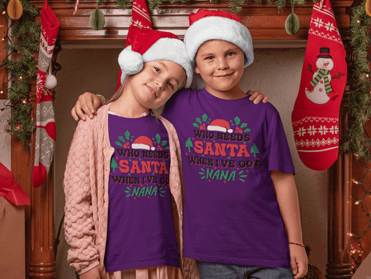 Who Needs Santa - NANA - Kids T-Shirts