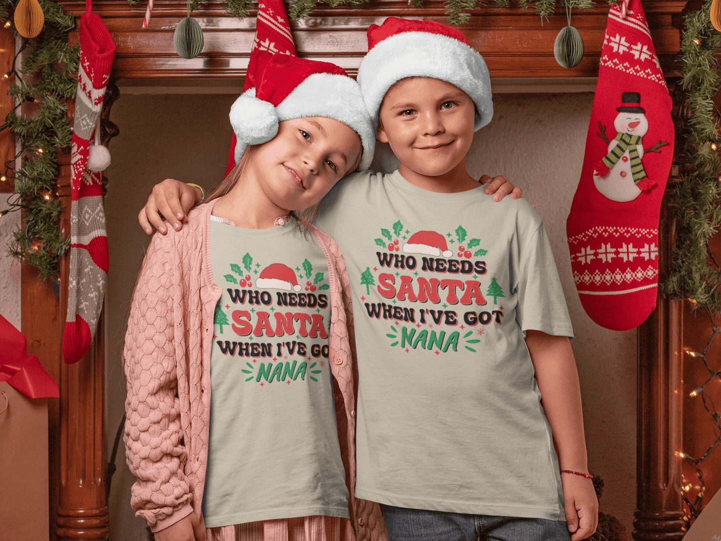 Who Needs Santa - NANA - Kids T-Shirts