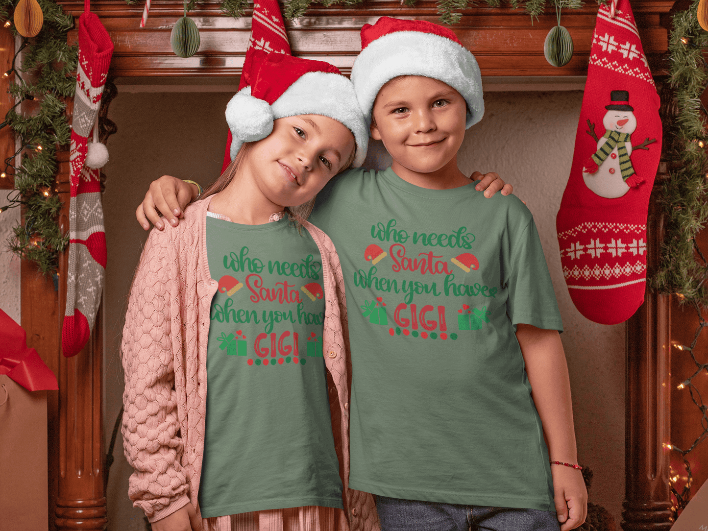 Who Needs Santa - GIGI - Kids T-Shirts