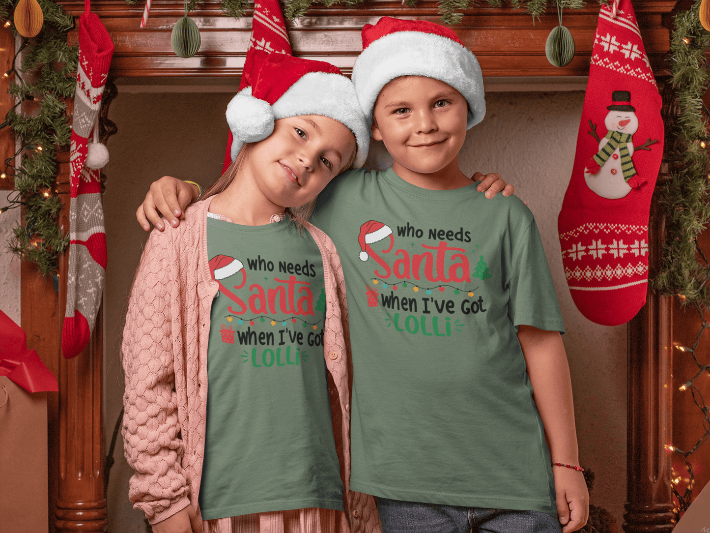 Who Needs Santa - LOLLI - Kids T-Shirts