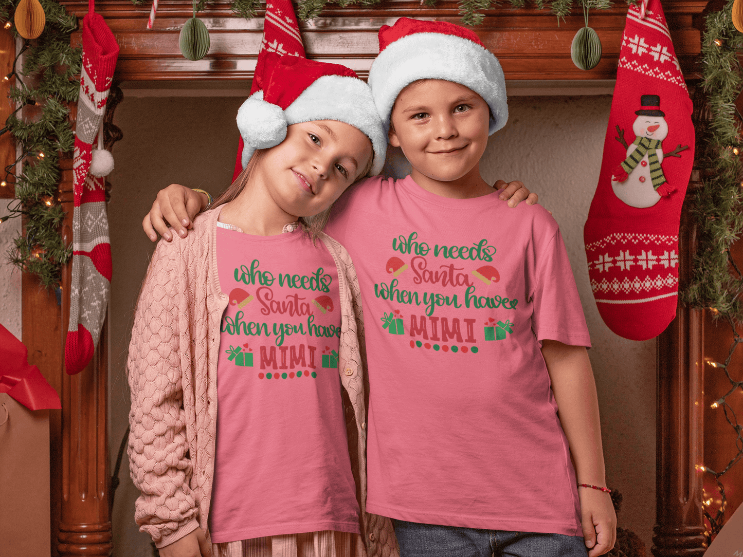 Who Needs Santa - MIMI - Kids T-Shirts