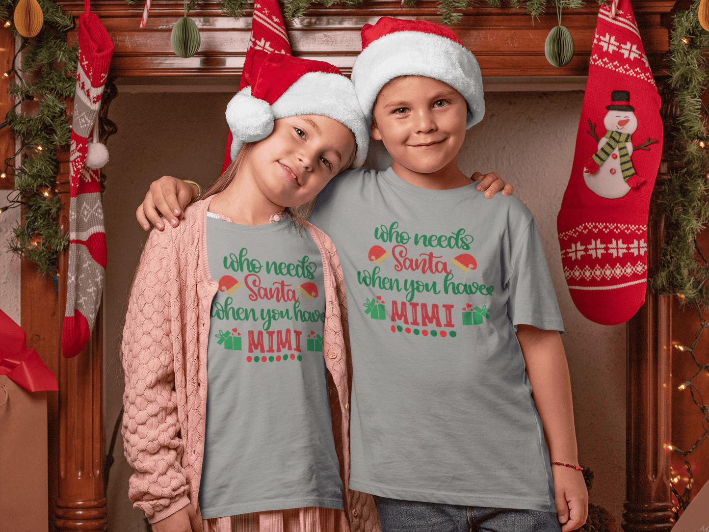 Who Needs Santa - MIMI - Kids T-Shirts