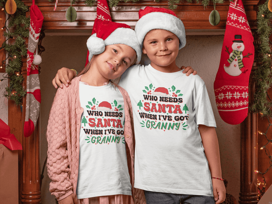 Who Needs Santa - GRANNY - Kids T-Shirts