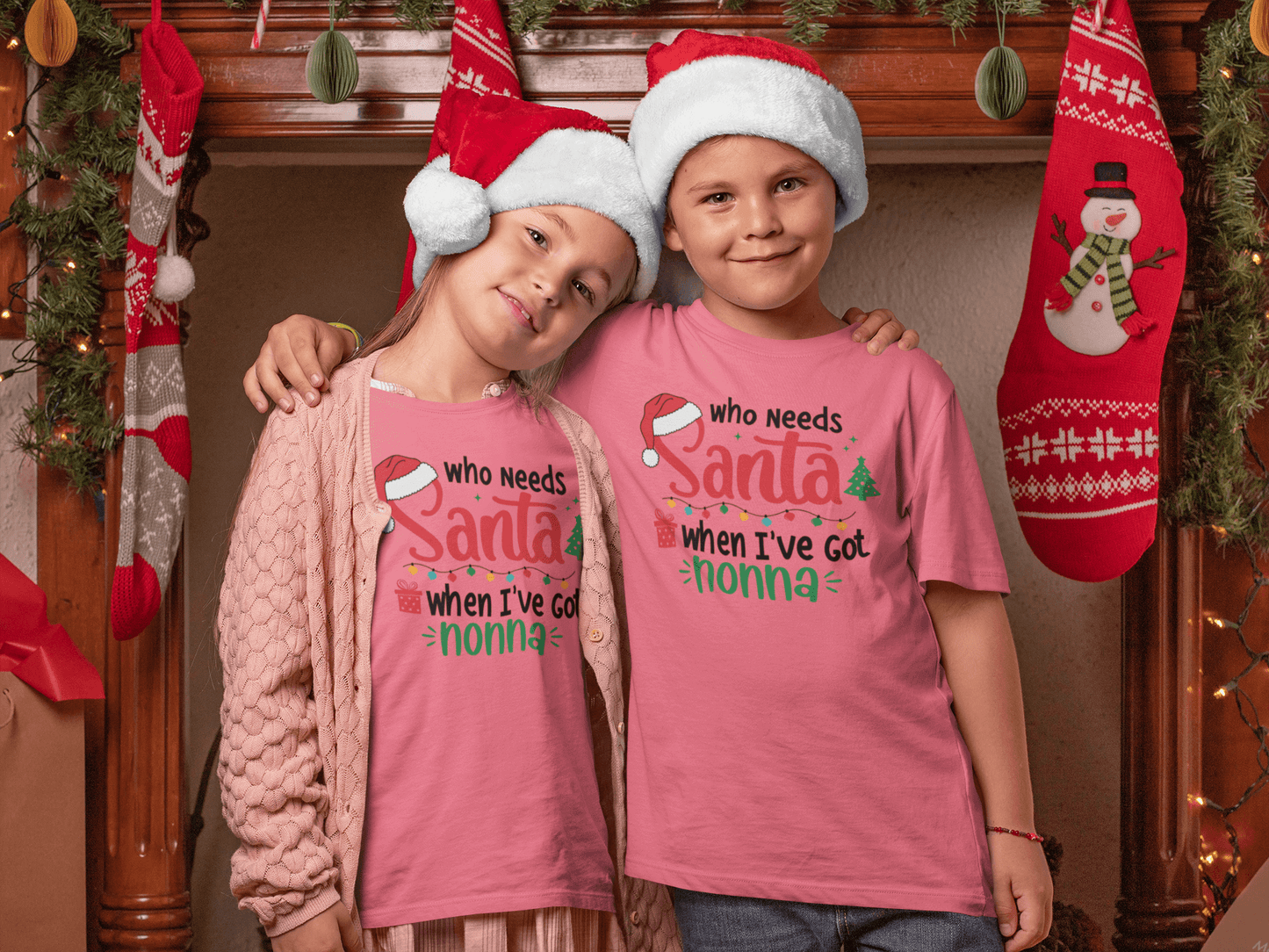 Who Needs Santa - NONNA - Kids T-Shirts