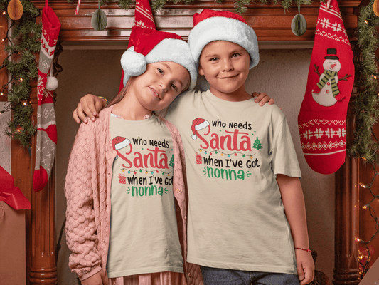 Who Needs Santa - NONNA - Kids T-Shirts