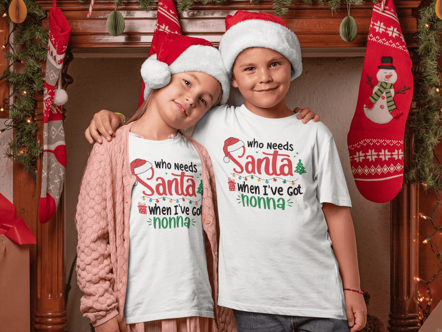 Who Needs Santa - NONNA - Kids T-Shirts