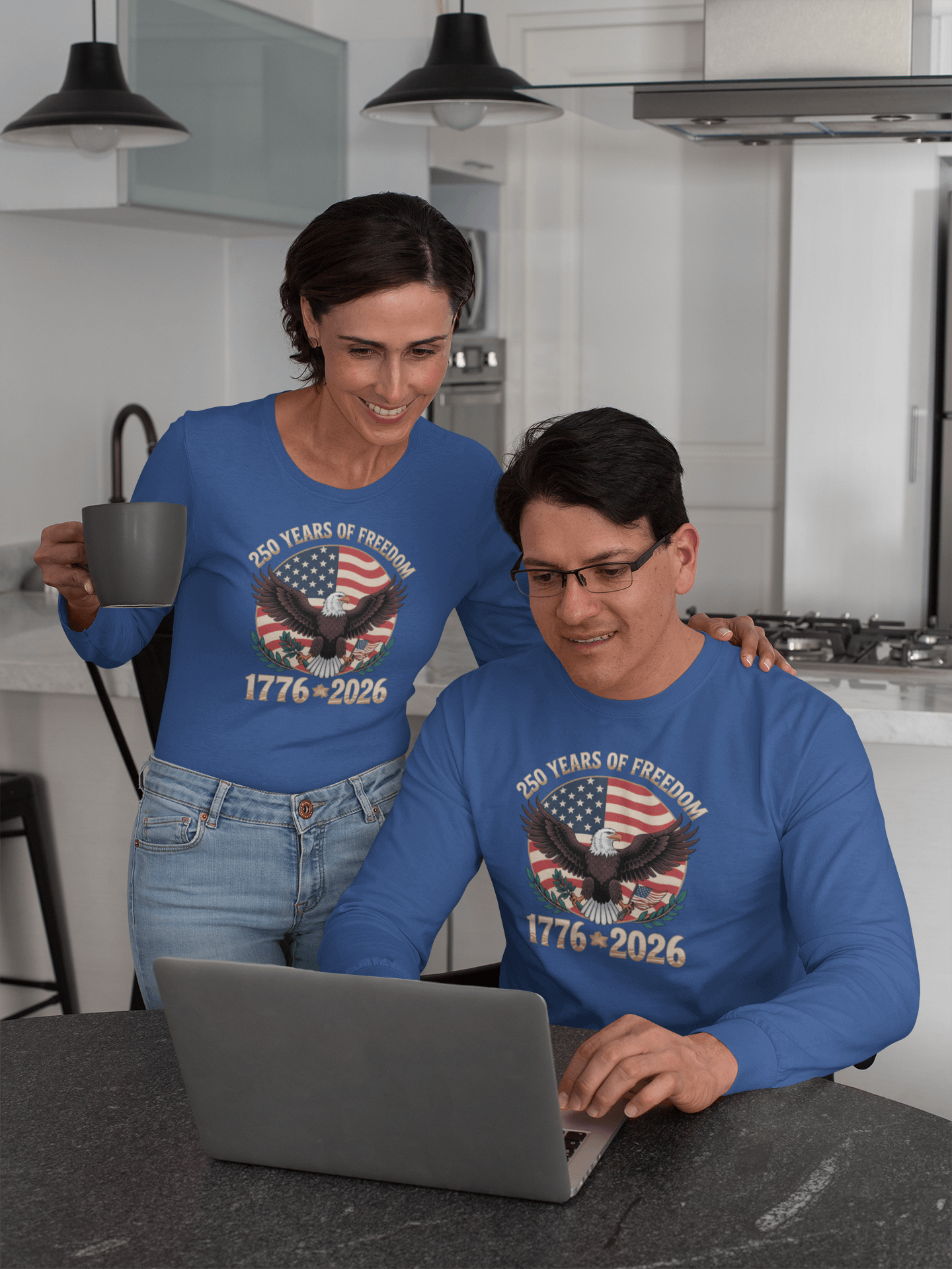 Wings of Freedom: The 250-Year American Legacy - Long Sleeve