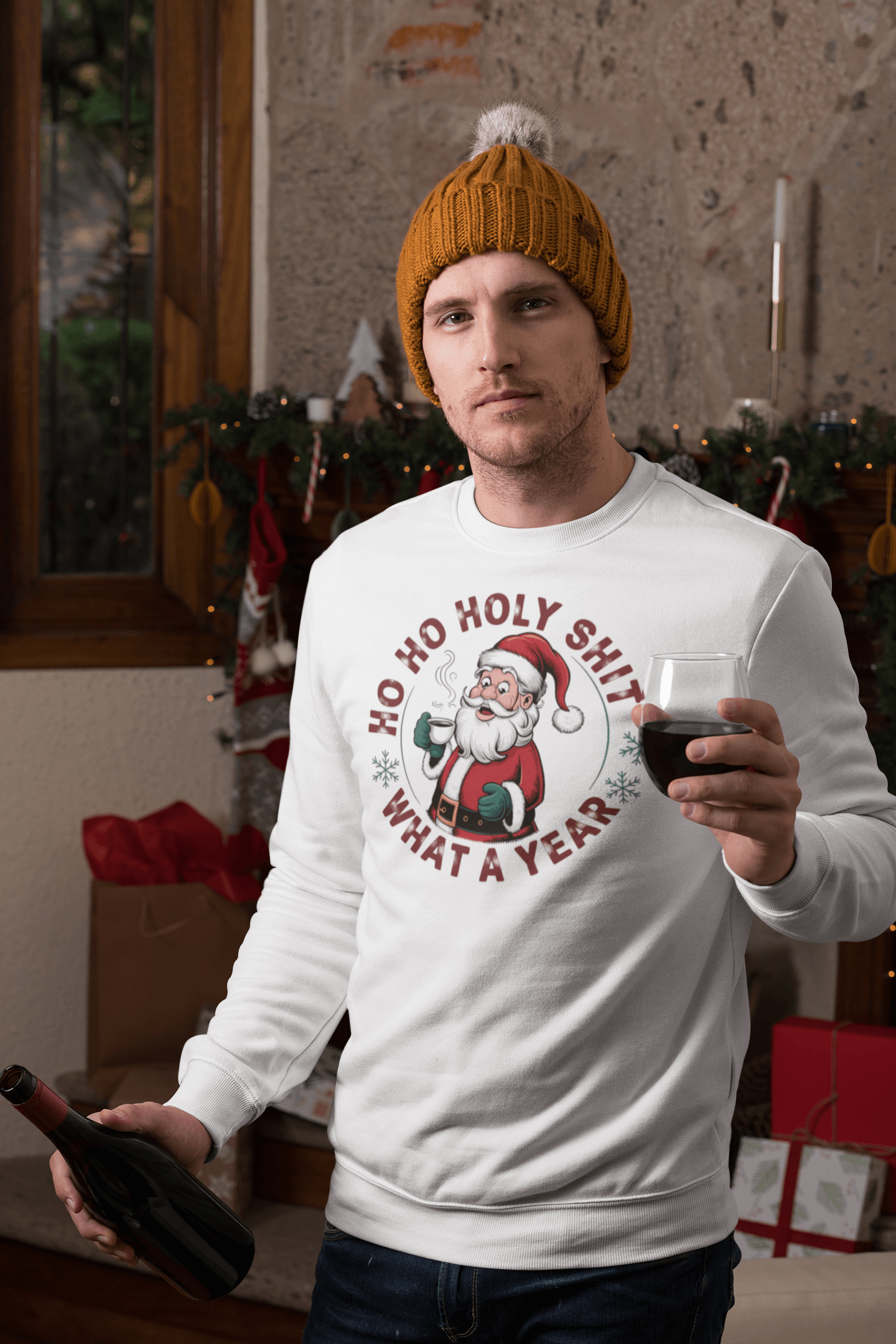 Ho Ho Holy Sh*t What a Year - Sweatshirt