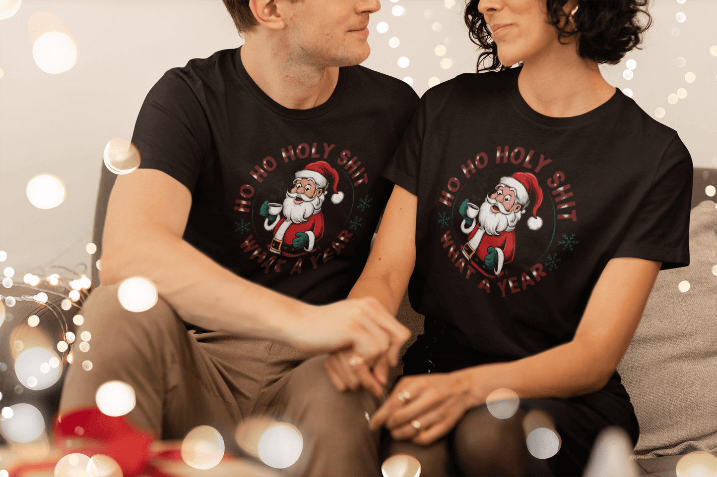 Ho Ho Holy Sh*t What A Year - Unisex T-Shirt