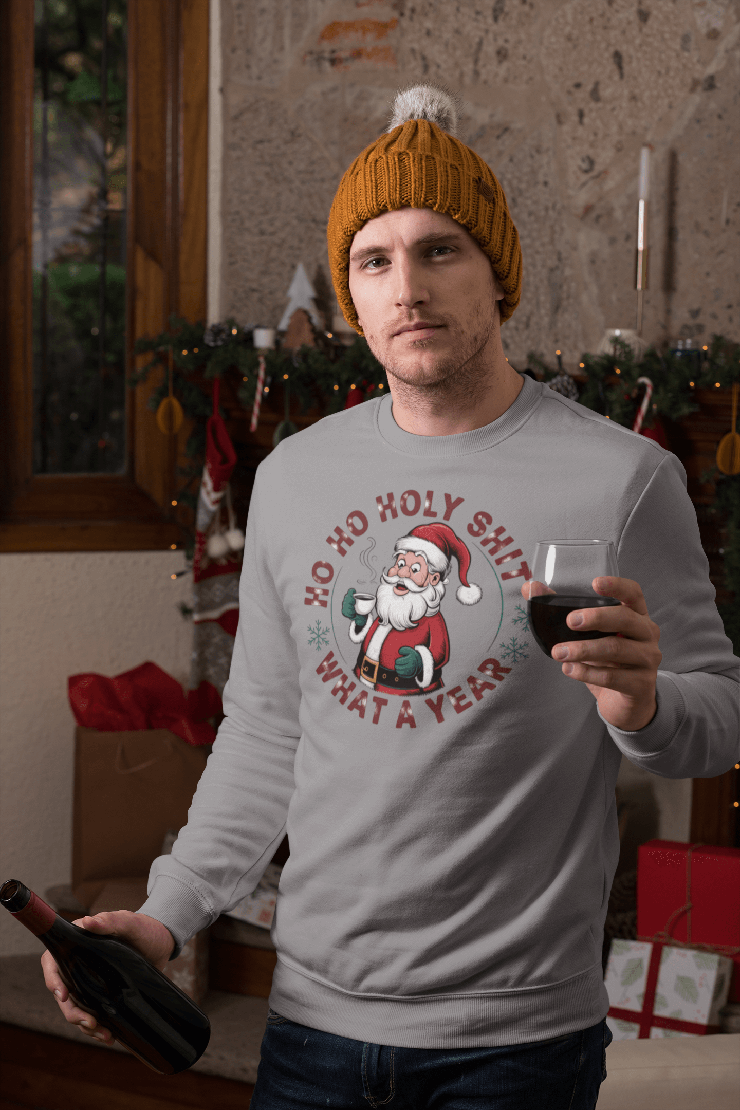 Ho Ho Holy Sh*t What a Year - Sweatshirt