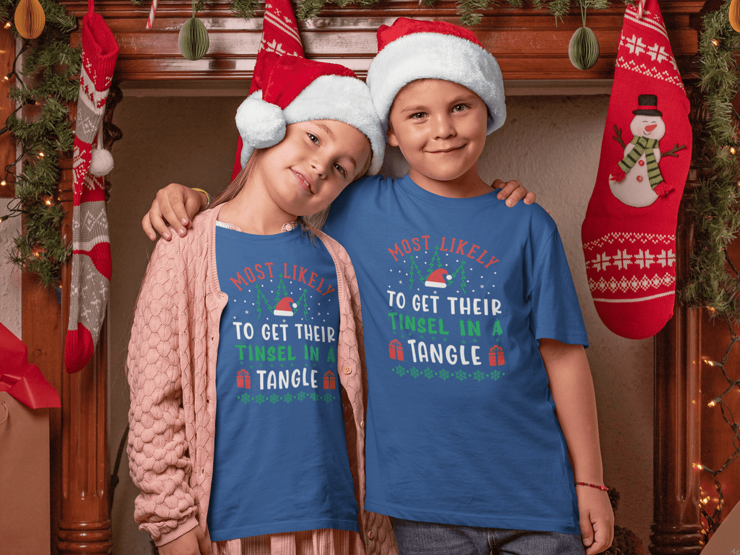 Most Likely To Get Tinsel in a Tangle - T-Shirt