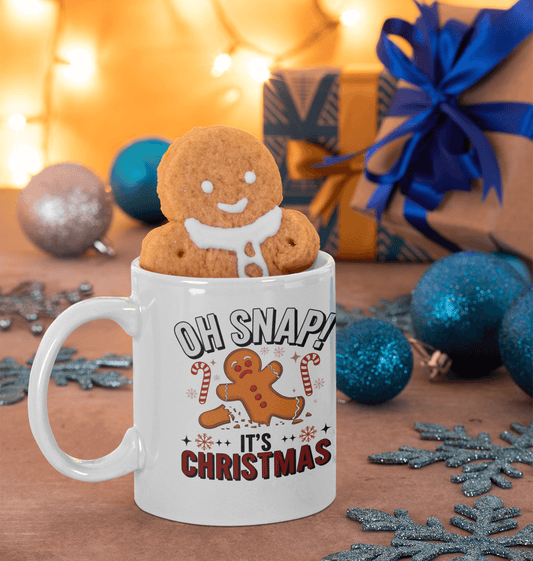 Oh Snap! It's Christmas Mug 12oz or 15 oz