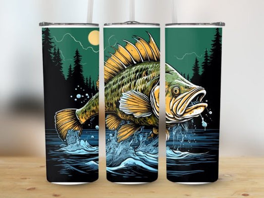 Large Mouth Bass - 20 Oz Tumbler