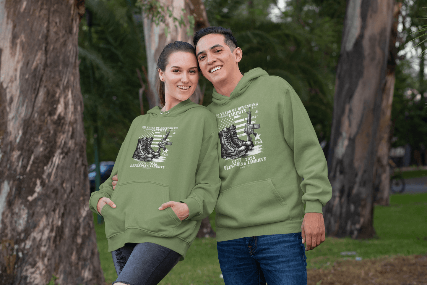 250 Years of Defending Liberty – Since 1775 Hoodie